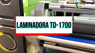 Laminadora TD 1700 neumática [upl. by Caspar363]