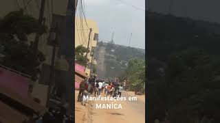 Manifestações 24 de Outubro em MANÍCA  Moçambique [upl. by Atila]