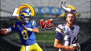 Vikings vs Rams Statistical Breakdown Thursday Night Football Week 8 [upl. by Wadleigh]