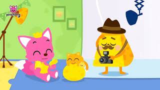 Say ch ch ch ch cheese Cheese Photo Studio Yum Yum Snacks Songs Pinkfong [upl. by Engleman]