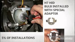 H7 HID Kit Installation Guide Tutorial Installation Video [upl. by Onej630]