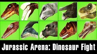 Jurassic Arena Dinosaur Fight 3  Spinosaurus Velociraptor  Eftsei Gaming [upl. by Aixela]