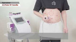 How To Use 6 In 1 Unoisetion Cavitation Machine Lipo Laser 5MW Diode Laser Weight Loss [upl. by Hilliary]