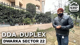 DDA DUPLEX For Sale in DWARKA SECTOR 22  170 Crore में 3 BHK DDA FLAT FOR SALE  BRS SHOW S357 [upl. by Ennairrac]