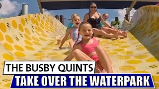 The Busby Quints Go Wild at the Thrilling Waterpark Adventure  OutDaughtered [upl. by Nolyat]