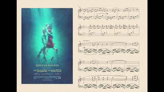 Elisas theme from the OST of quotThe Shape of Waterquot piano sheet [upl. by Leunamesoj]