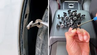 How to Fix Wheel Splash Guard with Plastic Rivets for Cars [upl. by Aratak]