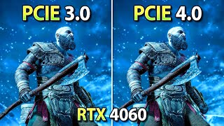 PCIe 30 vs 40  RTX 4060  Does it Matter for 1080p Gaming [upl. by Elcarim401]