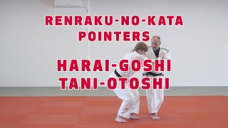 Easy combination for judo  Haraigoshi Taniotoshi  pointers for the renrakunokata [upl. by Chemesh345]