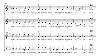 God So Loved The World Stainer  Alto [upl. by Cade]