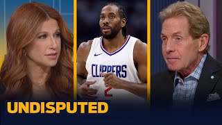 Kawhi Leonard to miss 3rd game of ClippersMavericks series with knee injury  NBA  UNDISPUTED [upl. by Jaal]