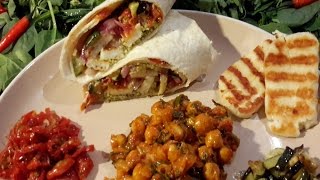 Halloumi Fried Sandwich Wrap Janices Way [upl. by Sorce]