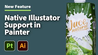 Native Illustrator File Support in Substance 3D Painter  Adobe Substance 3D [upl. by Anidualc232]