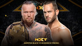 NXT 23  Aleister Black vs Roderick Strong [upl. by Aehc191]