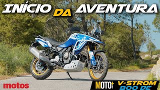 Início da AVENTURA  Suzuki VStrom 800DE Heritage [upl. by Silra]