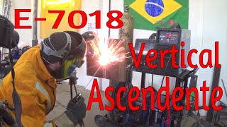 Como soldar con electrodo a tope en Vertical Ascendente Tutorial completo [upl. by Donnenfeld]