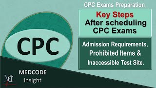 Important Steps after scheduling CPC exams Prohibited Items inaccessible Test Site [upl. by Tudela]