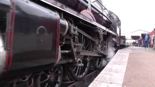 BLUEBELL RAILWAY 26 10 2013 visiting engine LMS Black 5 No45231 [upl. by Zenas]