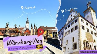 Würzburg in 4K A Scenic Walking Tour Through History amp Culture [upl. by Mackenzie591]