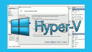 Create a Virtual Machine in Microsoft HyperV Manager [upl. by Atiluj701]