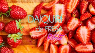 Receta Daiquirí de fresa en coctelera Cómo prepararlo en casa SHORTS [upl. by Lauzon]