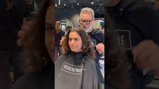 hermoso cabello rizado❤️❤️🥰peinado peluquera peluqueriahairdresser curlyhairhairtransformation [upl. by Oos173]