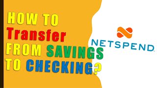 Netspend How to transfer money from Savings to Checking [upl. by Ezeerb33]