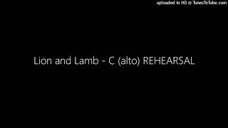 Lion and Lamb  C alto REHEARSAL VIDEO [upl. by Haizek310]