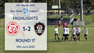 HIGHLIGHTS 10062023  Nepean 12 Central Coast  U15 Round 17 [upl. by Tiedeman89]