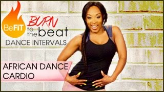 Burn to the Beat Dance Intervals African Dance Cardio Workout Keaira LaShae [upl. by Kalk]