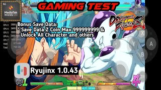 DRAGON BALL FighterZ  Save Data Z Coin Max amp Unlock All  Ryujinx  Mediatek Dimensity 1200 [upl. by Nabalas813]