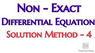 Reducible to Exact Differential Equations Examples of All 5 Formats [upl. by Brittani661]