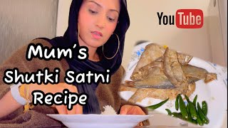 Mum’s Shutki Satni Recipe  20K Subscribers dailyvlogs [upl. by Malsi793]