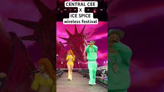 Central Cee X Ice Spice wireless festival [upl. by Teillo]