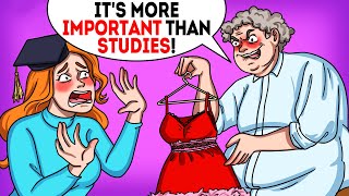 Dad gave me negligee instead of college tuition [upl. by Nahtanha]