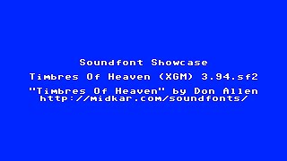 Soundfont Showcase  Timbres Of Heaven [upl. by Judy]