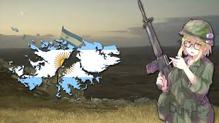 Nightcore  March of the Malvinas  Argentine Patriotic Song [upl. by Wiltz]