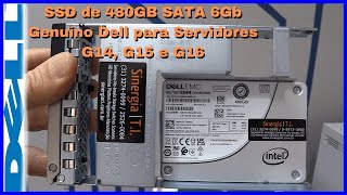 SSD 480GB SATA 6Gb Genuíno Dell para Servidores T150 R250 R260 R360 R450 R550 R740 R750 R760 R6525 [upl. by Adihaj288]