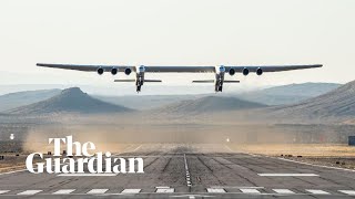 Stratolaunch plane with worlds longest wingspan takes off and successfully lands [upl. by Zrike34]