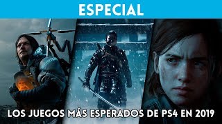 PS4 TOP 10 juegos EXCLUSIVOS más ESPERADOS de 2019 en PlayStation 4 [upl. by Eleanor]