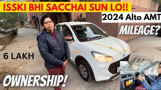 6 लाख मैं Top AMT 👌 New Alto K10 2024 Ownership Review  Alto k10 new model 2024  Alto vxi plus [upl. by Etneciv]