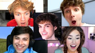 EVERY Reaction to DREAMs FACE REVEAL [upl. by Nnaeirrac]