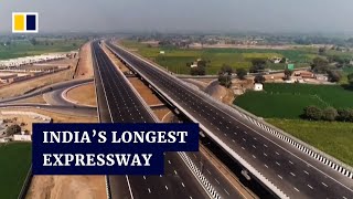 India inaugurates Delhi to Mumbai expressway amid infrastructure push to catch up with China [upl. by Rhett]