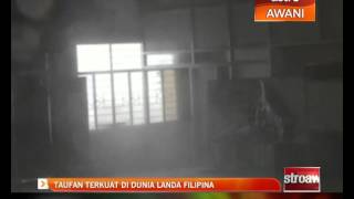 Taufan terkuat di dunia landa Filipina [upl. by Purse904]