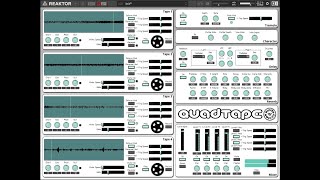 QuadTape Reaktor Quadro Looper With Randomization Options [upl. by Anuahsat246]