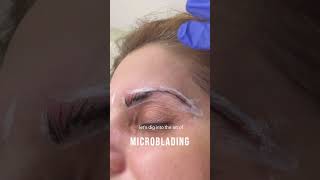 microblading of eyebrows [upl. by Marten937]