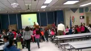 150 Kids go CRAZY for LVMPDs quotEddiequot the Safety Eagle [upl. by Rramel889]