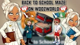 Woozworld Back To School Maze Made By Sowilo On Woozworld [upl. by Ayimat]