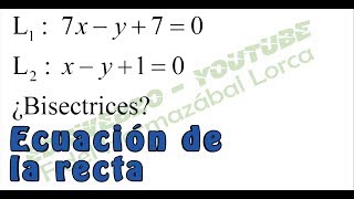 Matematica I Ecuacion de la recta Video 38 [upl. by Adehsar]