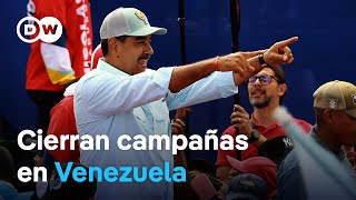 En Venezuela cierra la campaña electoral de cara a comicios presidenciales del domingo [upl. by Areta96]